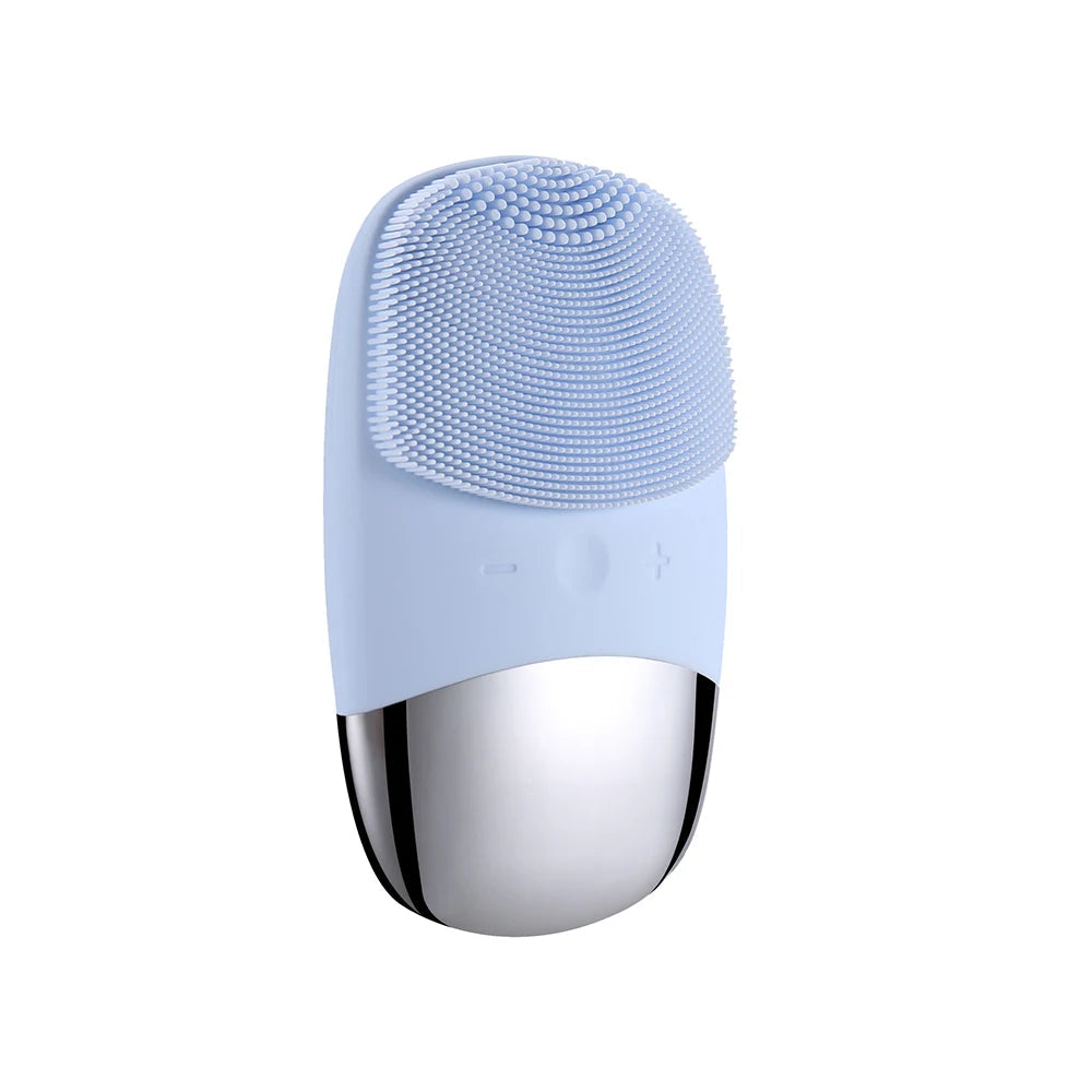 Escova elétrica de limpeza facial, limpador facial elétrico sônico, escova de limpeza facial, purificador de pele, massageador de pele, ferramentas de cuidados com a pele