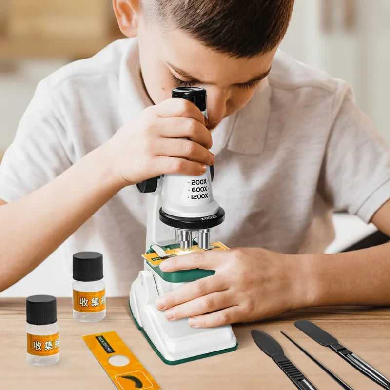 educational microscope, kids microscope, STEM toy, science experiment kit, portable microscope, microscope for kids, SmartScope, learning toy, biology toy, magnification tool