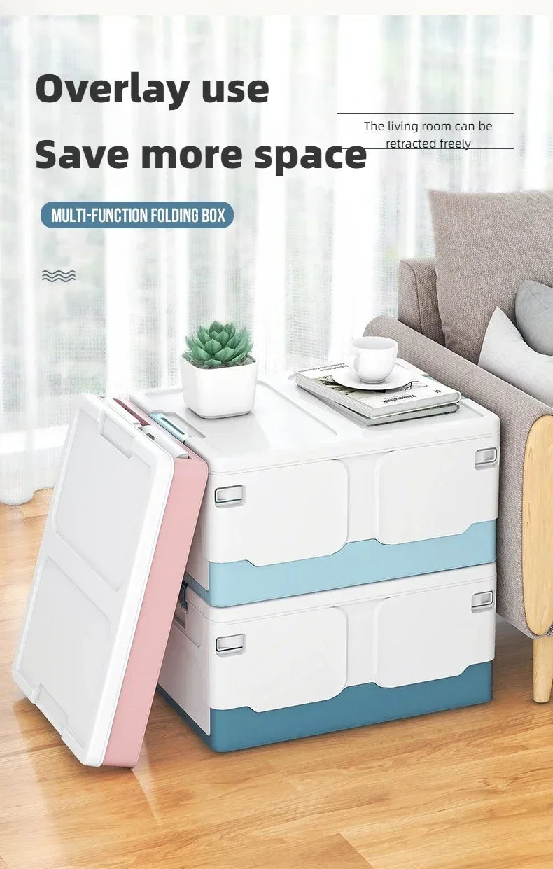 Storage box foldable book box student classroom organizing box snack toy storage box living room extra large with lid
