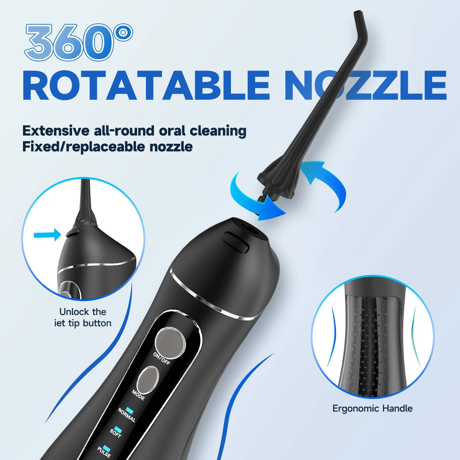 oral irrigator, portable water flosser, cordless oral cleaner, dental water jet, rechargeable flosser, waterproof oral irrigator, gum cleaner, travel water flosser, teeth cleaning device, water flosser for braces