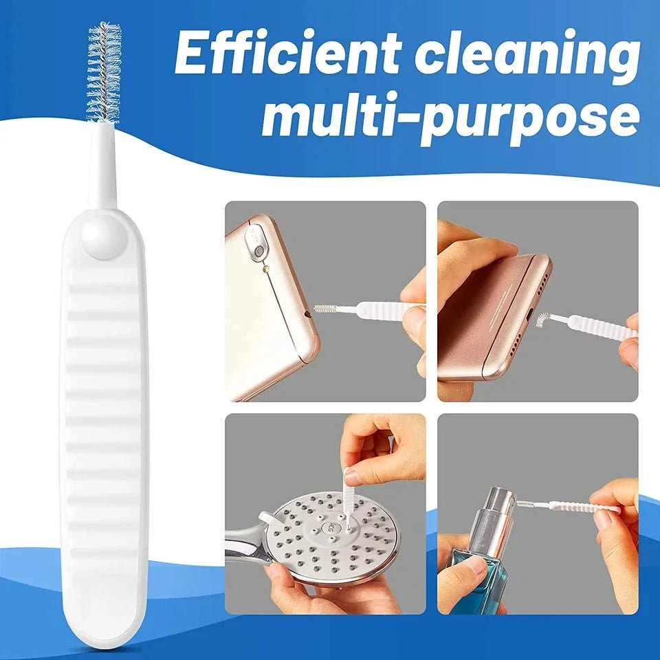 keyboard cleaning brush, mini dust brush, electronics cleaning tool, phone port cleaner, gadget cleaning brush, compact cleaning brush, tech cleaning kit, portable brush set, soft bristle brush, computer cleaning tool