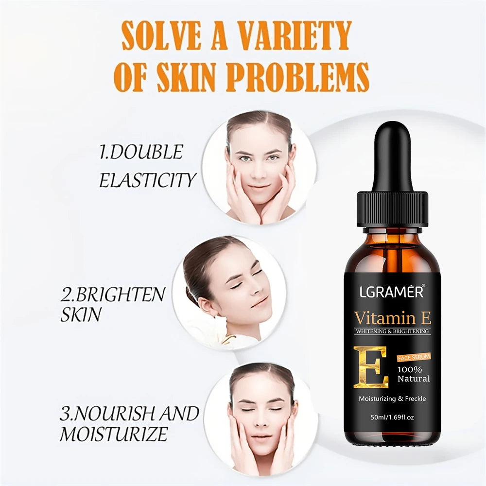 Vitamin C Facial Essence Contains Hyaluronic Acid Dark Spot Remover Moisturizing Repair Anti-aging Essence Facial Skin Care 50ml