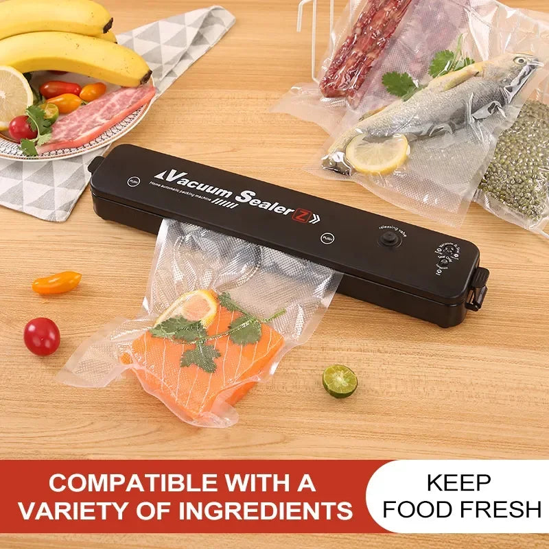 2024 NEW Portable Home Vacuum Food Sealing Kitchen Helper 220V Automatic Packaging Machine Food Vacuum Sealing Machine