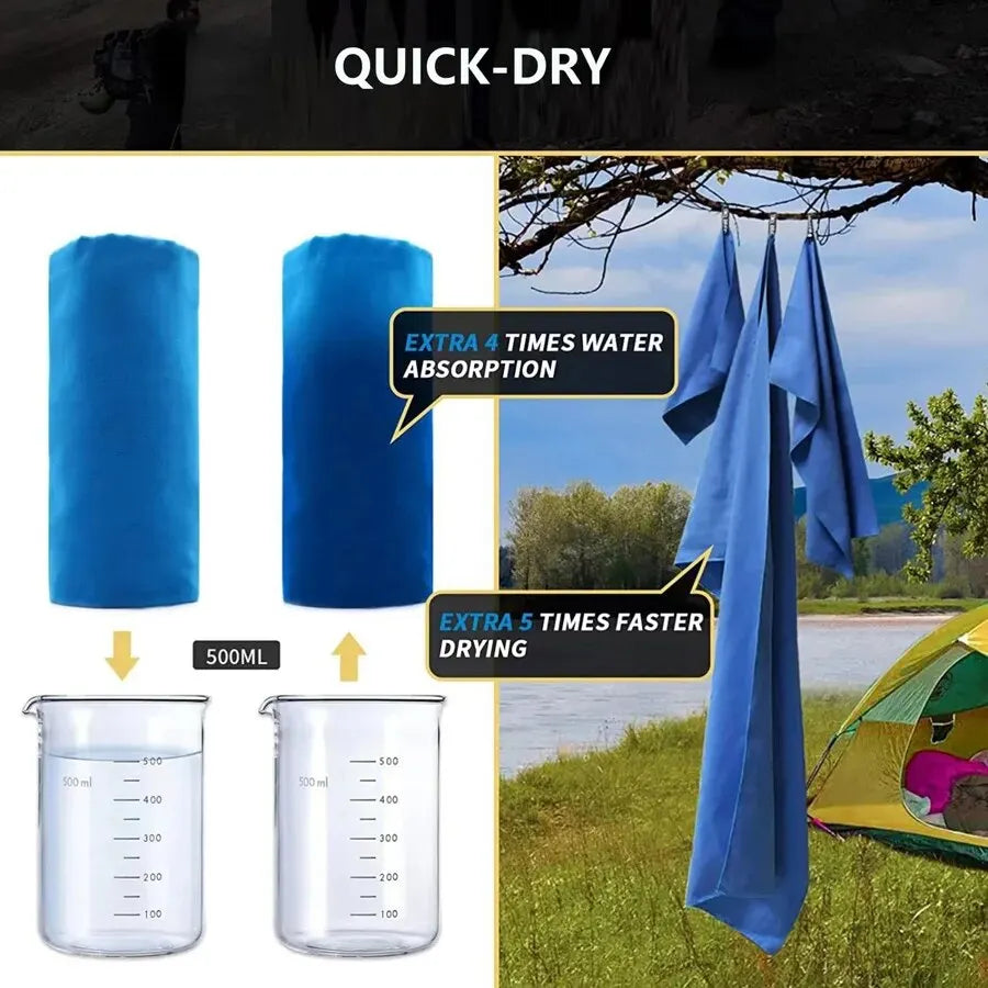 sports towel, microfiber towel, quick dry towel, gym towel, travel towel, camping towel, beach towel, yoga towel, absorbent towel, lightweight towel