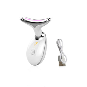 Facial Massager EMS Facial Microcurrent Anti-aging Facial Massager Red Light Therapy Skin Tightening Neck Face Lifting Massager