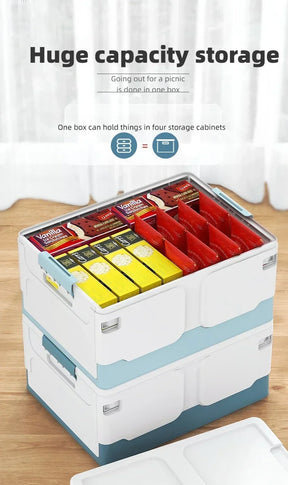 Storage box foldable book box student classroom organizing box snack toy storage box living room extra large with lid