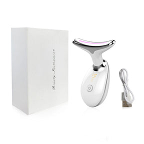 Facial Massager EMS Facial Microcurrent Anti-aging Facial Massager Red Light Therapy Skin Tightening Neck Face Lifting Massager