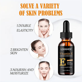 Vitamin C Facial Essence Contains Hyaluronic Acid Dark Spot Remover Moisturizing Repair Anti-aging Essence Facial Skin Care 50ml