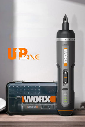 Worx 4V Electrical Screwdriver Sets WX242 Smart Cordless Electric Screwdrivers USB Rechargeable Handle 30 Bit Sets Power Tools