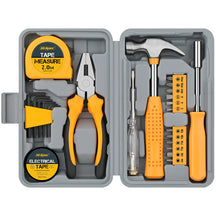 Hi-Spec 24-Piece Compact Home & Office DIY Hand Tool Kit Set for Household Improvement Repairs