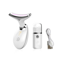 Facial Massager EMS Facial Microcurrent Anti-aging Facial Massager Red Light Therapy Skin Tightening Neck Face Lifting Massager