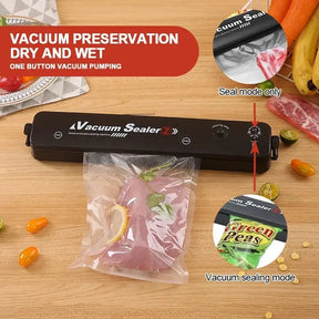 2024 NEW Portable Home Vacuum Food Sealing Kitchen Helper 220V Automatic Packaging Machine Food Vacuum Sealing Machine